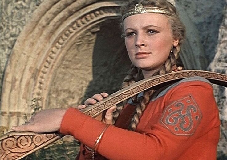 Алла Ларионова в фильме "Садко", 1952