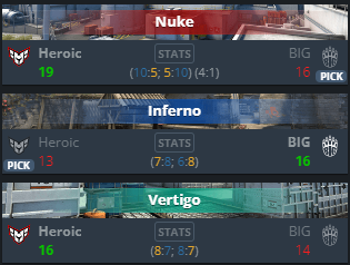 Heroic 2 : 1 BIG