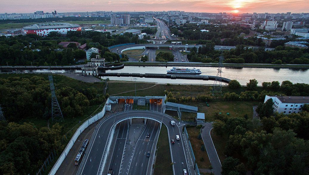 Мкад фото сверху москва