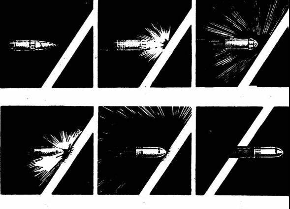 Действие бронебойного снаряда в совокупности с Марковским колпачком