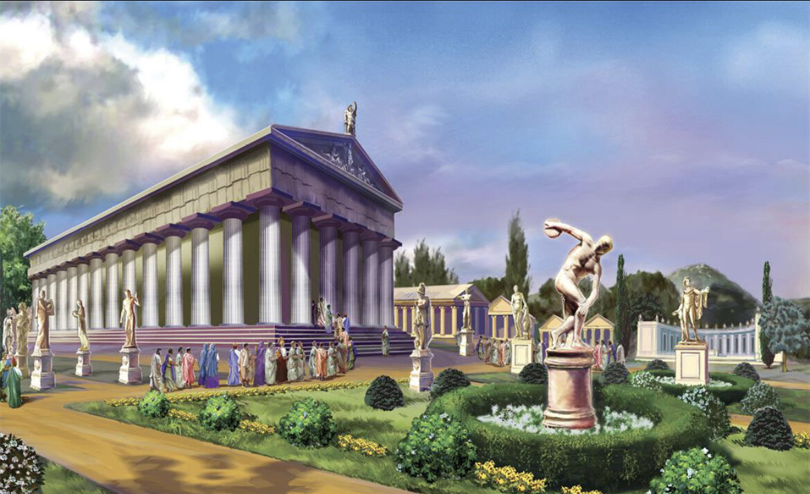 Древнегреческий город Олимпия