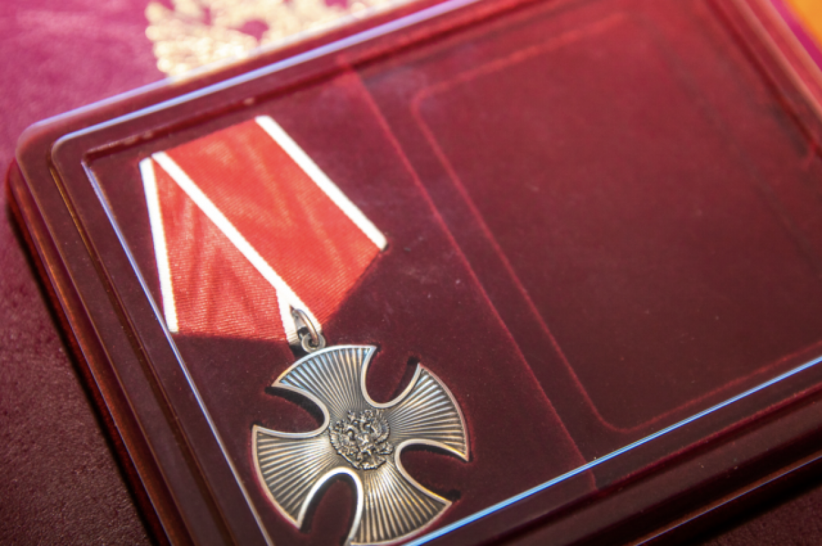    Участника СВО наградили орденом Мужества посмертно