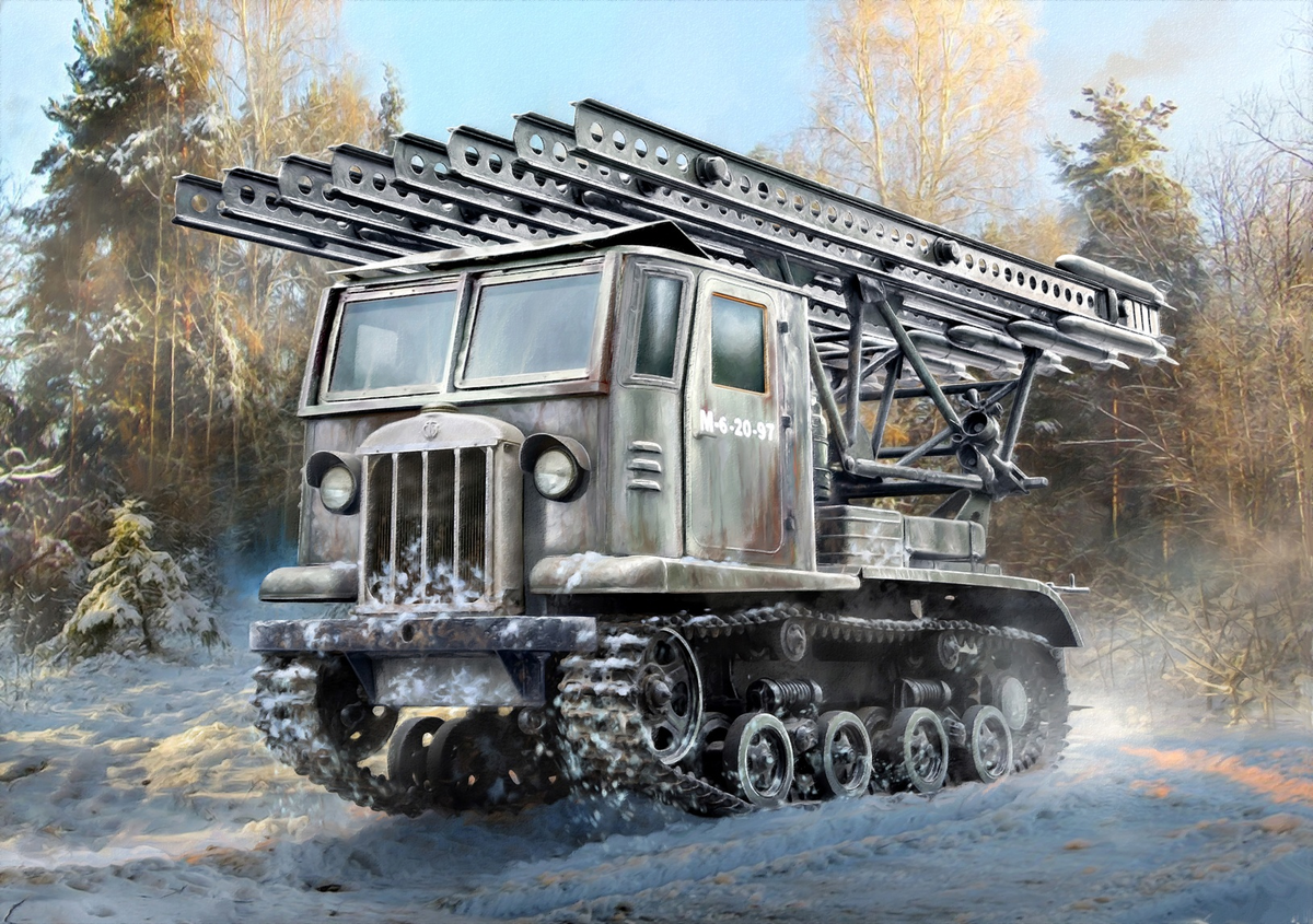 KF51 PANTHER Amusing Hobby от ,БМ-13 "Катюша" на базе СТЗ-5 от Звезды, новинки от АВД и другие новости сборных моделей