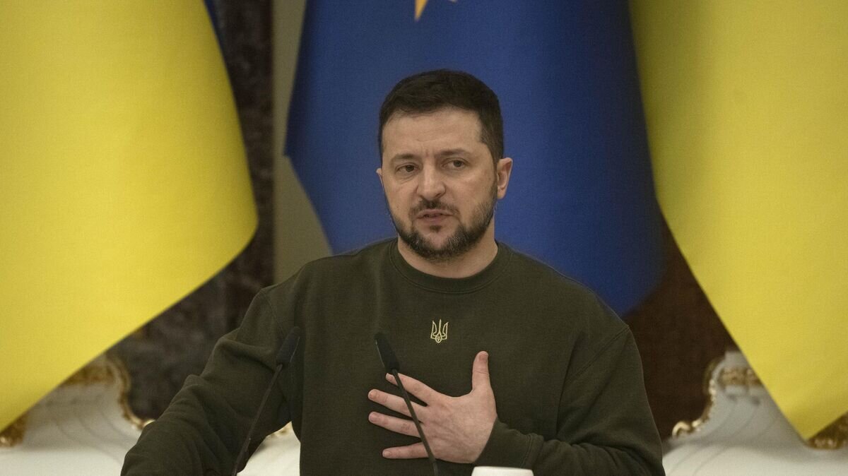    Президент Украины Владимир Зеленский© AP Photo / Efrem Lukatsky