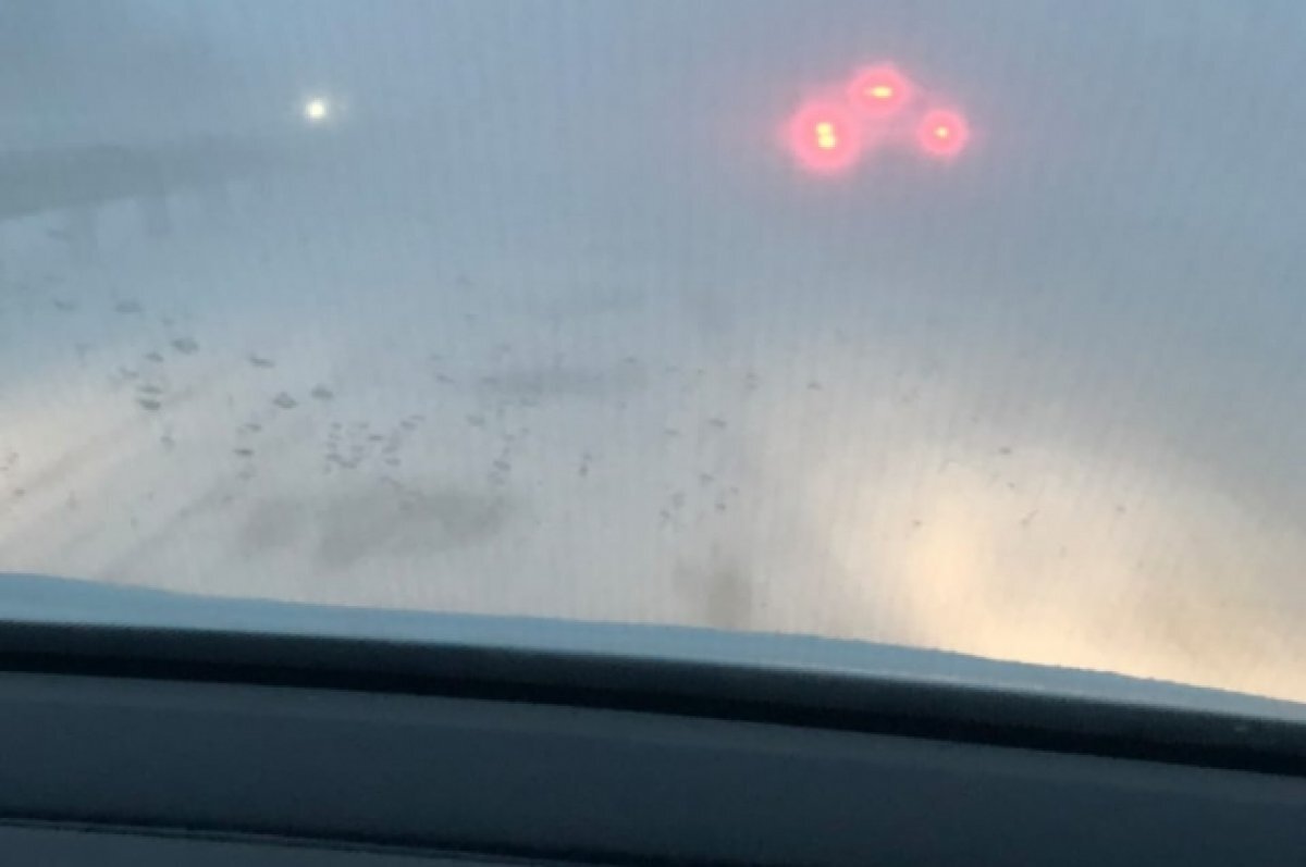    Из-за снегопада инспекторы ДПС дежурят на тюменских трассах