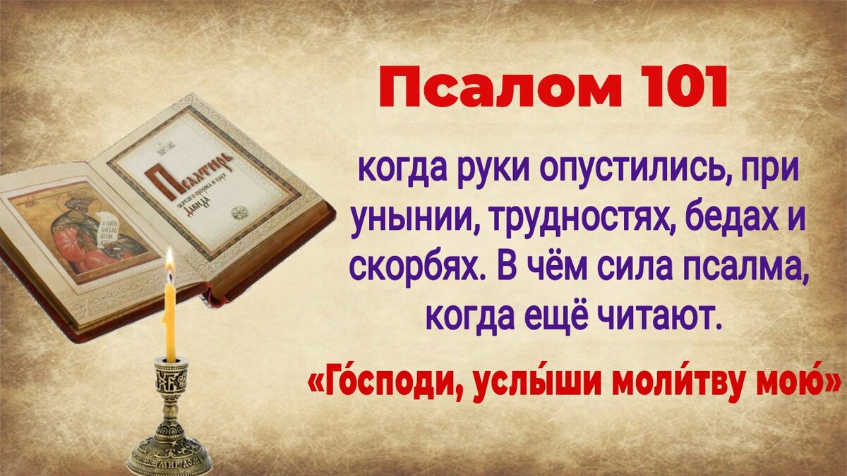Псалом 101 в чём помогает, когда читают. Фото автора