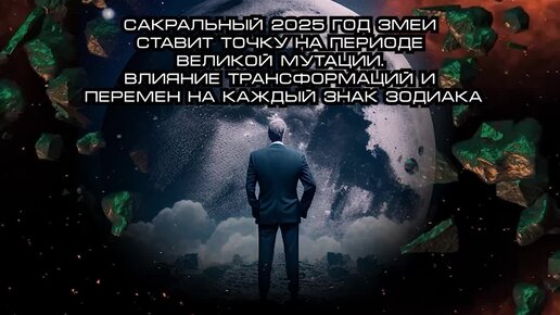 Сакральный 2025 год Змеи ставит точку на периоде Великой мутации. Влияние трансформаций и перемен на каждый знак зодиака