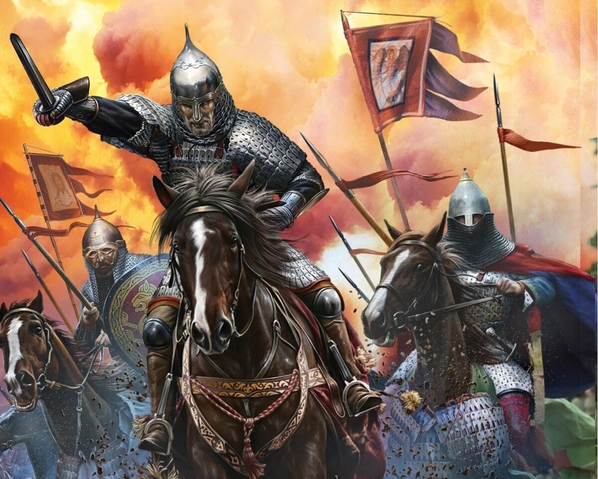 Знакомая многим картинка, и всадник с жуткой перчаткой для бугурта)