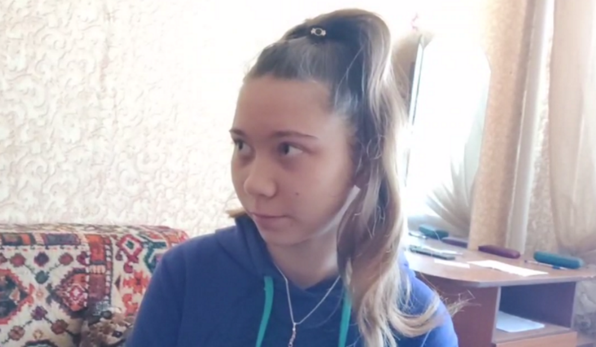 Маша Москалева. Кадр видео