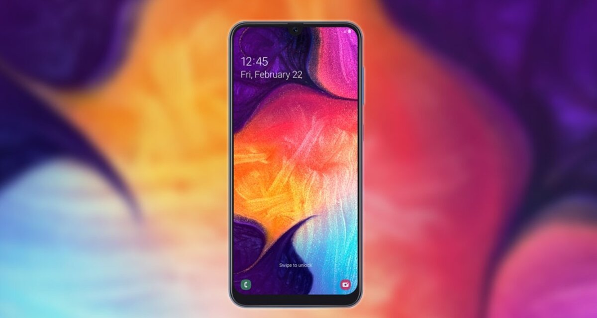 На фото  Samsung Galaxy A50