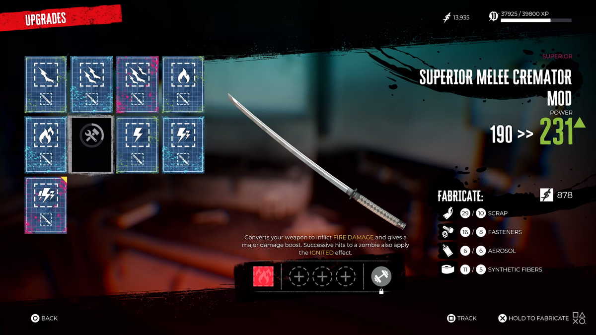     Апгрейд оружия в Dead Island 2