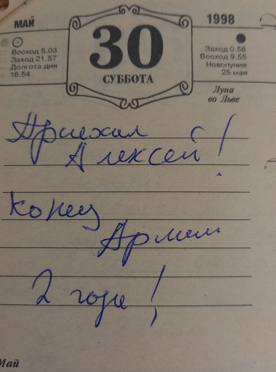 Брат вернулся из армии