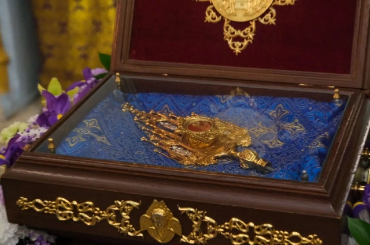    Святыня будет пребывать в Красноярской епархии до 9 апреля.