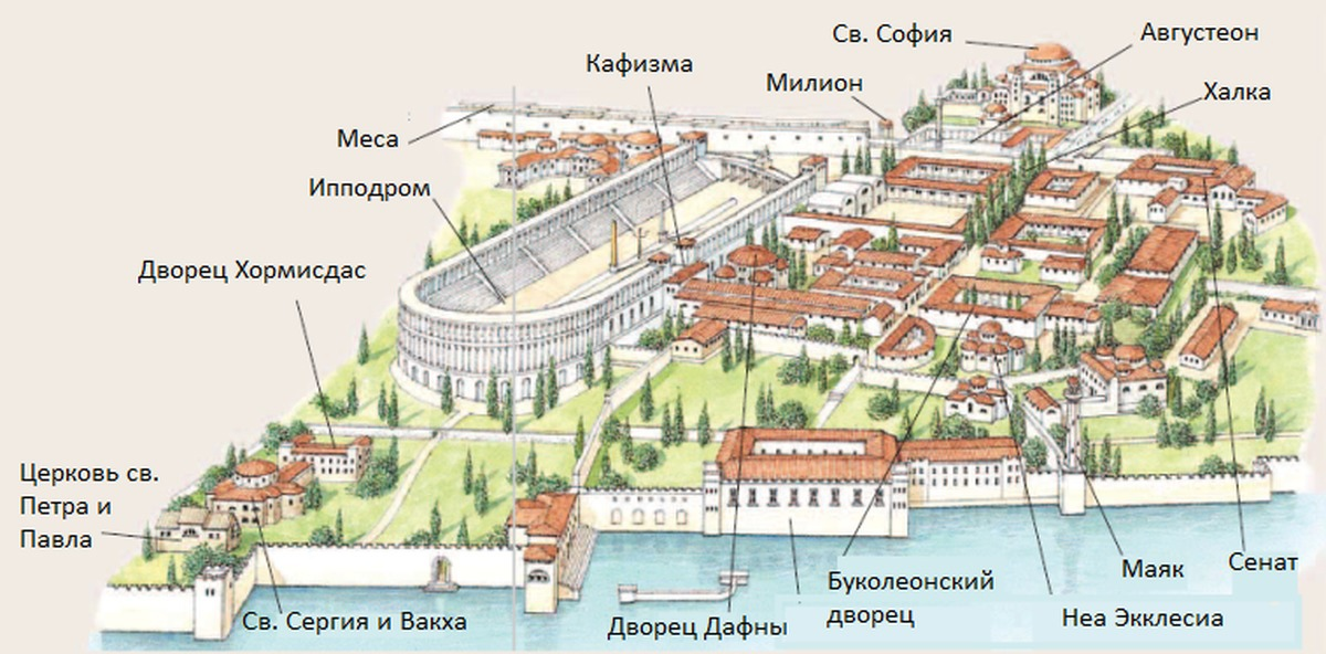 План большого дворца