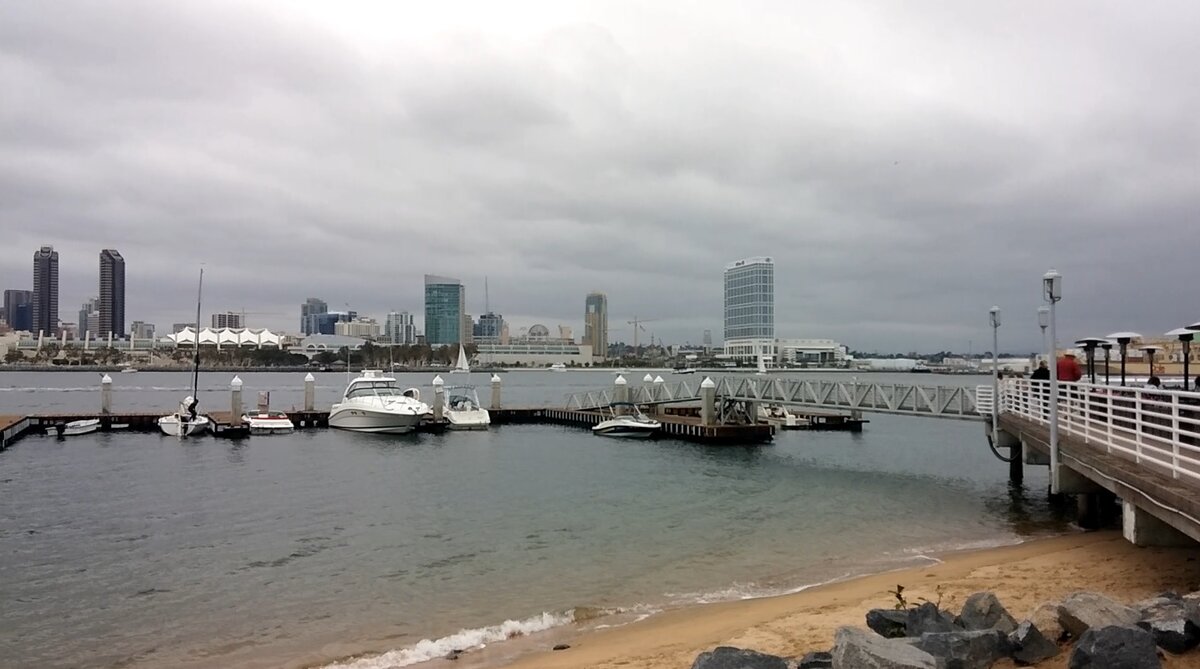 Виды с набережной Сан-Диего (фото автора)