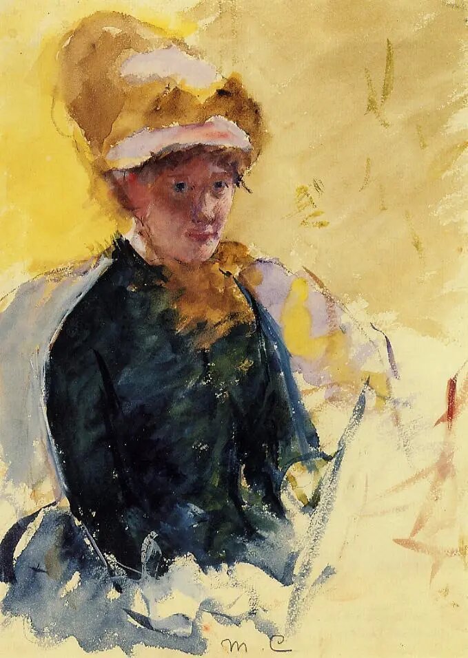 Мэри Кэссет. Автопортрет. 1880