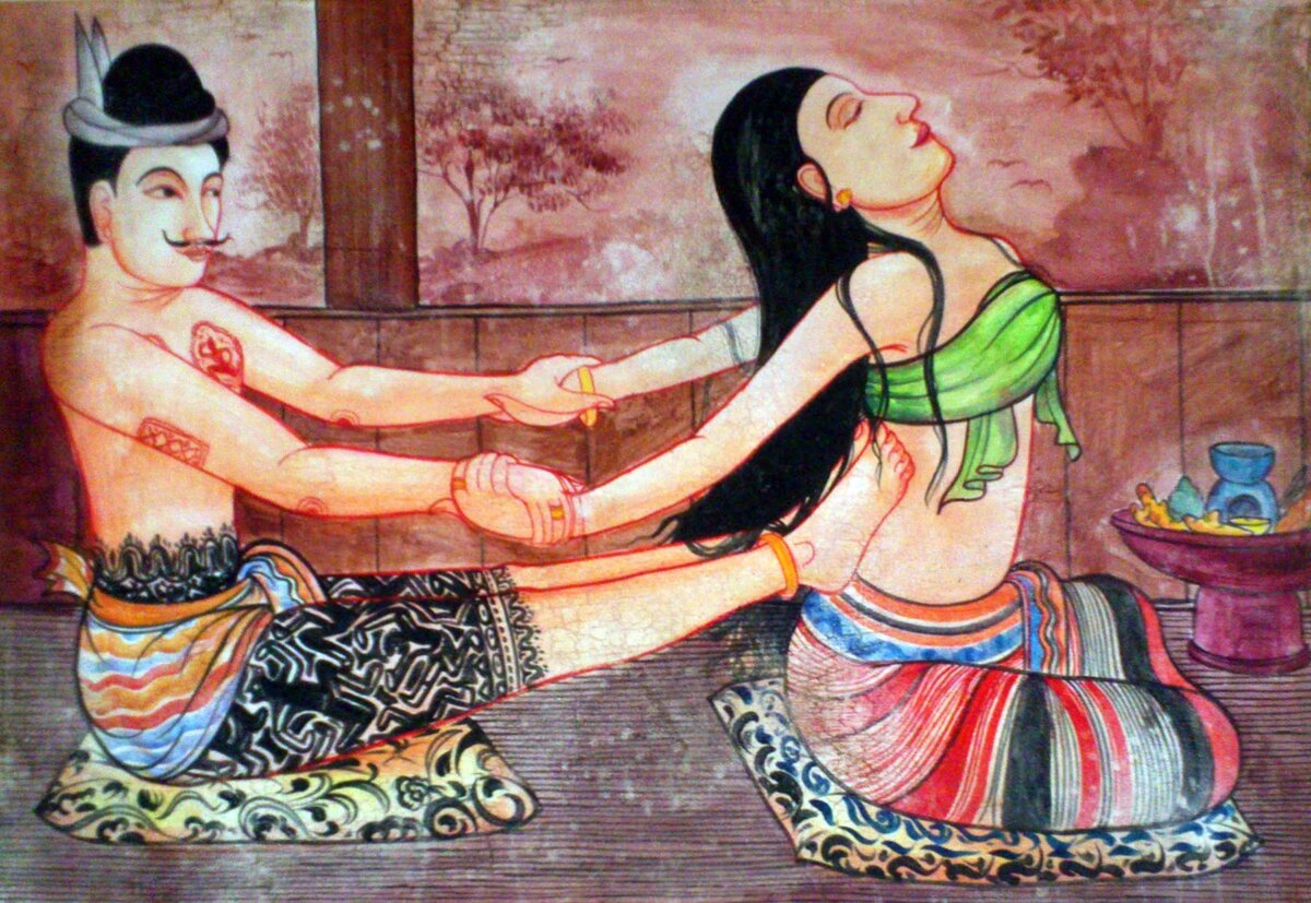 Массаж в древней Индии