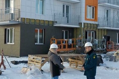    Строительство ЖК «Восточный» в Звенигороде © Пресс-служба Главгосстройнадзора Московской области