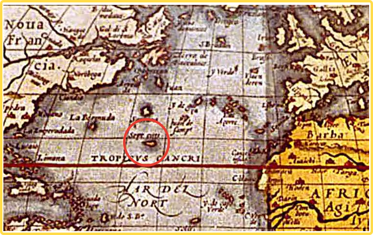 Карта Ортелия 1571 г
