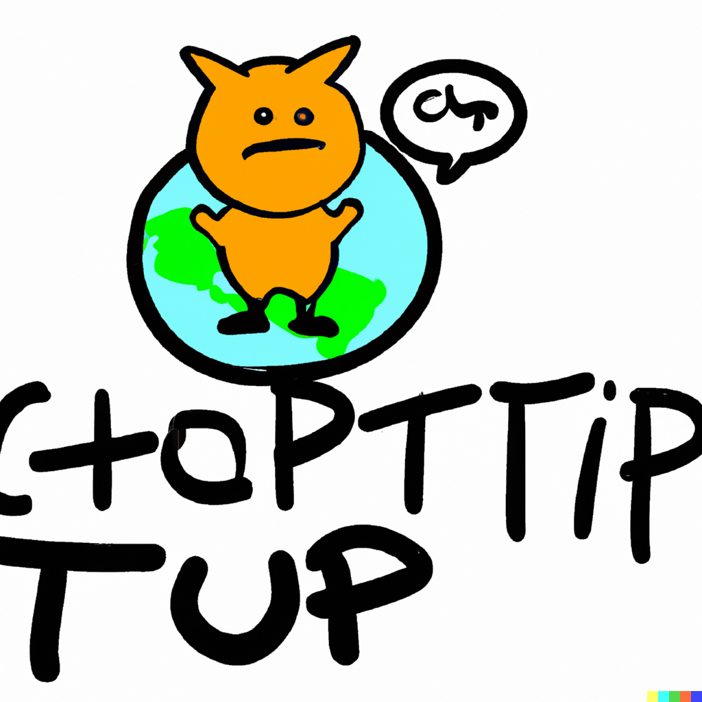 Картинка от Dall-E по запросу: "chatgpt takes over the world"