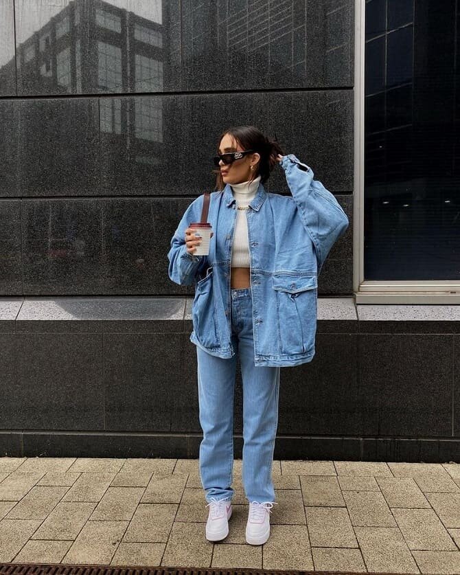 объемные куртки Оверсайз