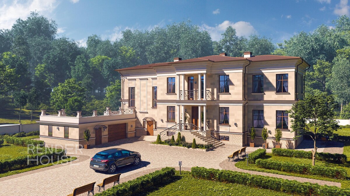 Проект ДОМ В КП МОНОЛИТ, Render House