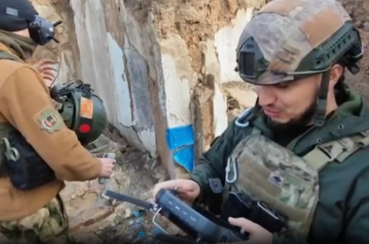    Бойцы батальона «Запад-Ахмат» протестировали дрона-камикадзе в зоне СВО