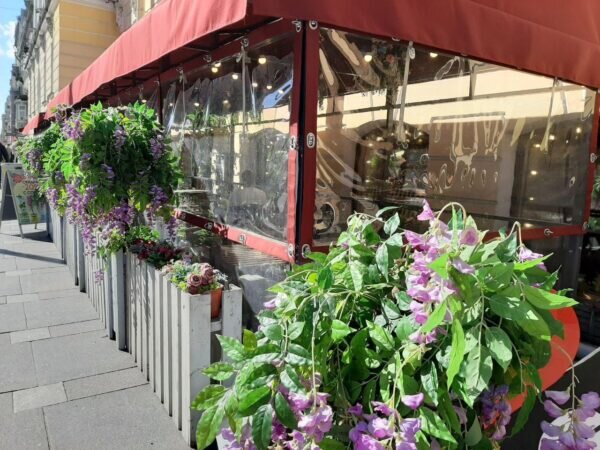 Летнее кафе в Петербурге — популярный формат работы в течение 6 месяцев