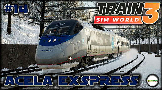 TRAIN SIM WORLD 3 - ACELA EXSPRESS AMTRAK. #14