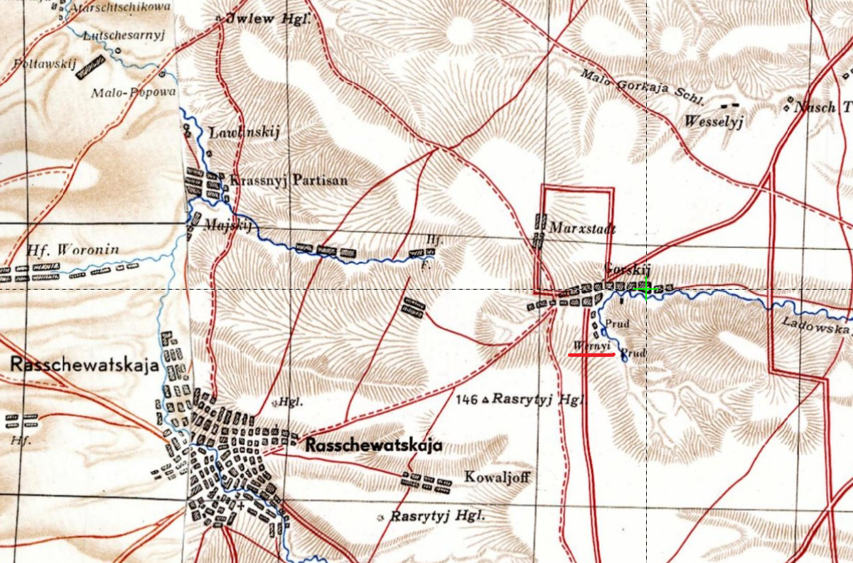 Немецкая карта 1940 года