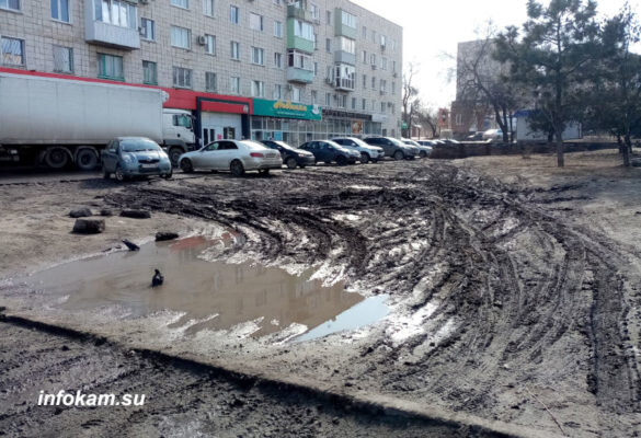    Тот самый проблемный участок улицы Пролетарской