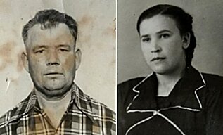 Егуповы Павел Сергеевич (1930 г.р.) и Антонина Андреевна (1932 г.р., до брака - Иконникова, по двору Степанова).