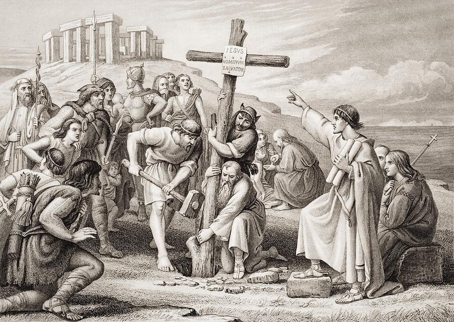                                                    Христианизация Британии