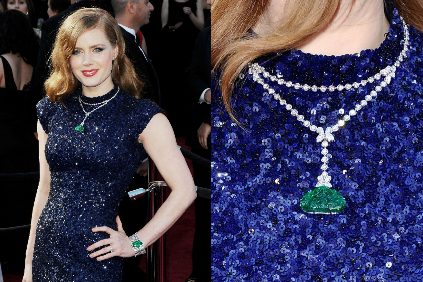 Эми Адамс с колье от Cartier