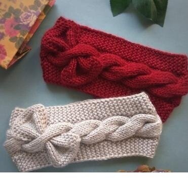 Повязка спицами