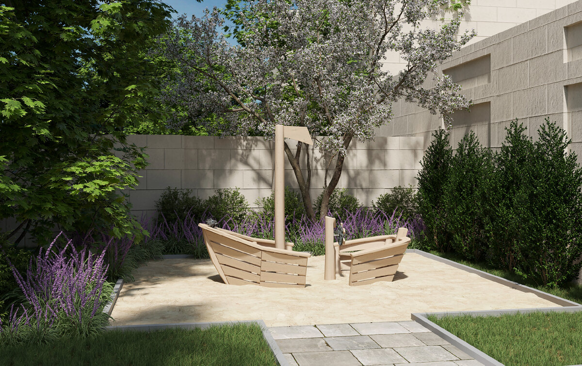 3d-визуализация проекта детской площадки Шелби