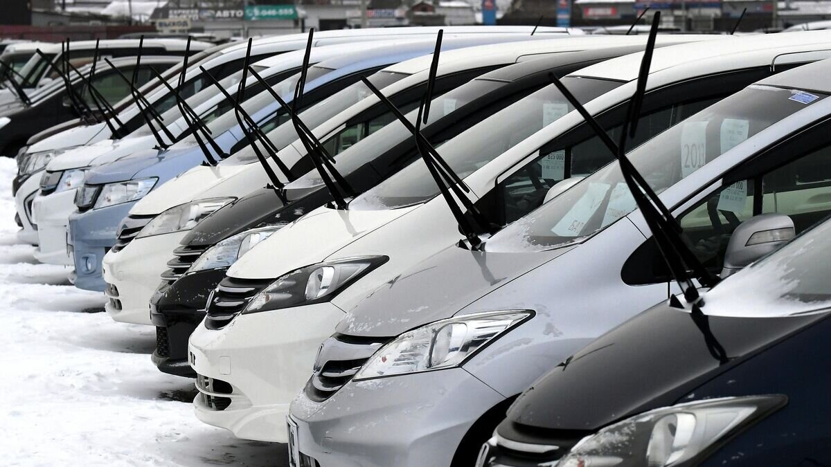    Рынок подержанных автомобилей в Красноярске© РИА Новости / Илья Наймушин