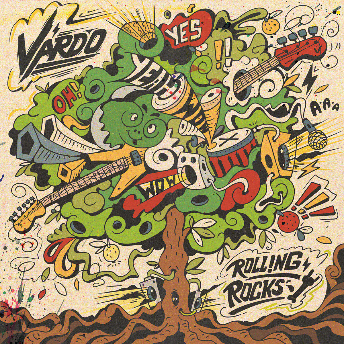 Иллюстрация для обложки. Сингл. Иллюстрация. Иллюстрация в авторском стиле. Дерево. 