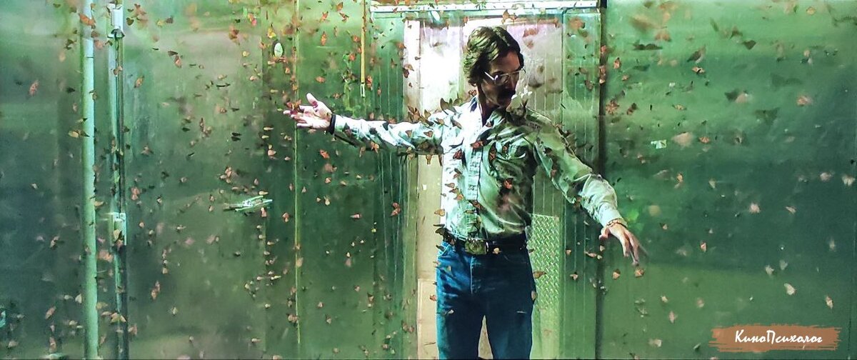 "Далласский клуб покупателей", кадр из фильма. Мэттью Макконахи в роли Рона Вудруфа.