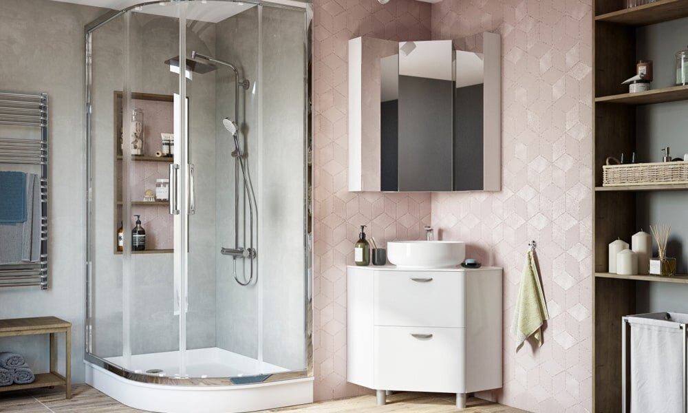 Навесные зеркальные шкафы – это прекрасное решение для организации пространства в ванной комнате.-2