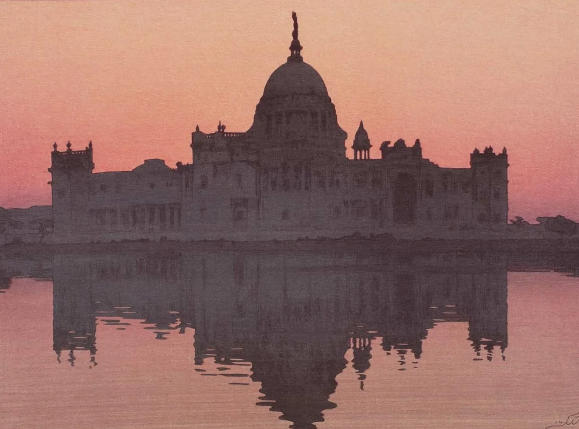 Дворец на закате