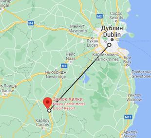 Район замка Килкея, Ирландия. Google