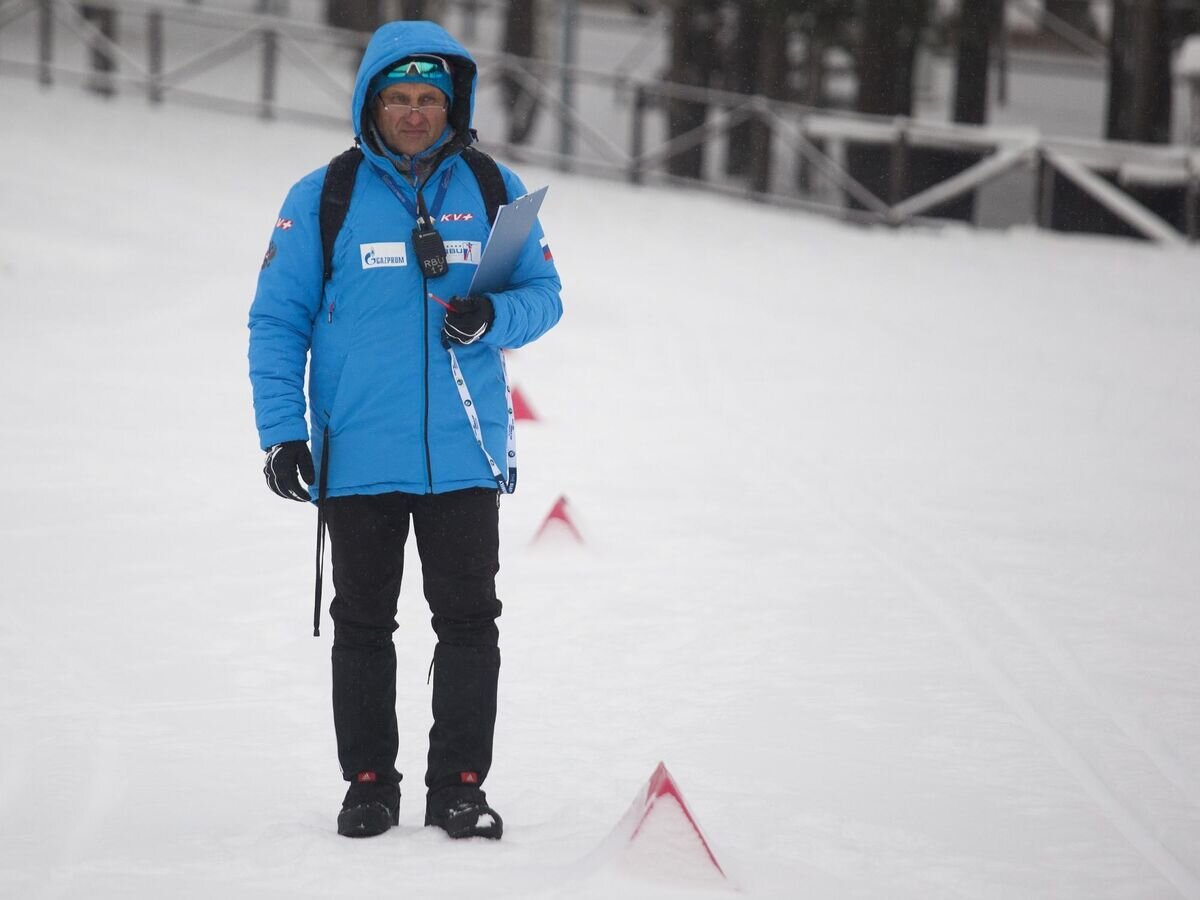   Российский тренер биатлонистов Сергей Белозеров© соцсети