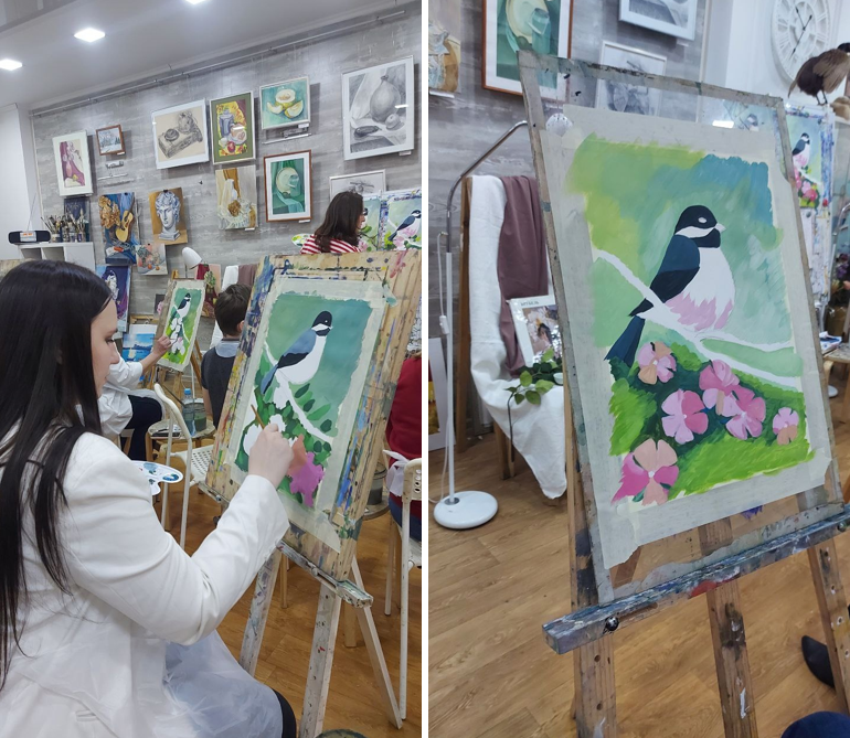 Мастер-класс. Фото: представительство ВООП в Волгоградской области
