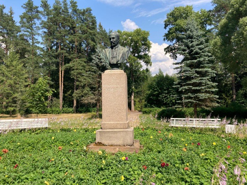 Памятник Владимиру Леонтьевичу Комарову. Ск. Е. Н. Персидская