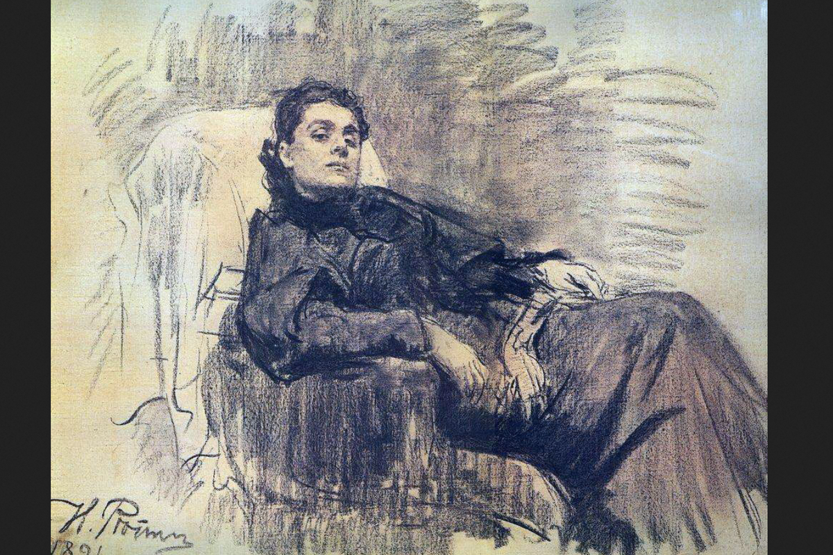  
Илья Репин. «Портрет актрисы Элеоноры Дузе». 1891.
