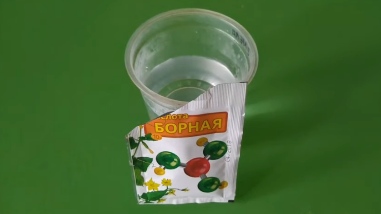 Борная кислота для огурцов