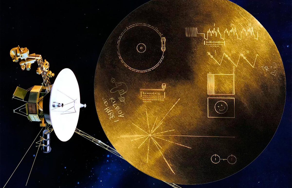 золотые пластины Вояджеров  