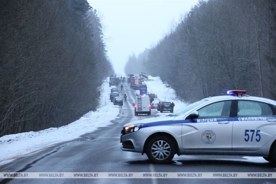     В СМИ сказали, кто погиб в страшной аварии под Минской 20 февраля. Фото: БелТА
