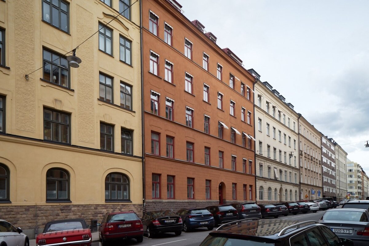 Квартира находится в историческом шведском доме 1902-1904 годов постройки